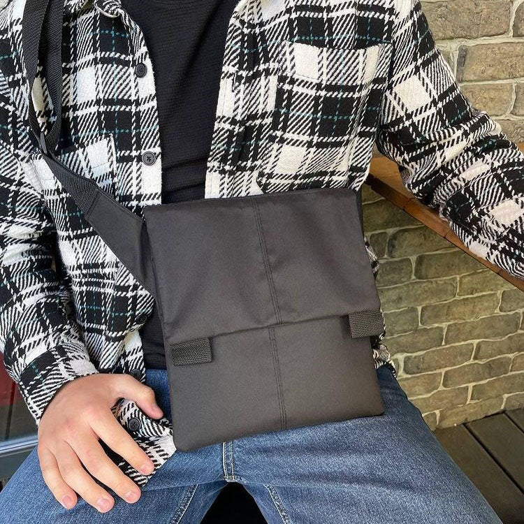 Борсетка сумка через плече, Чоловічі сумки через плече, Месенджер тканинний, Сумка кобура наплічна