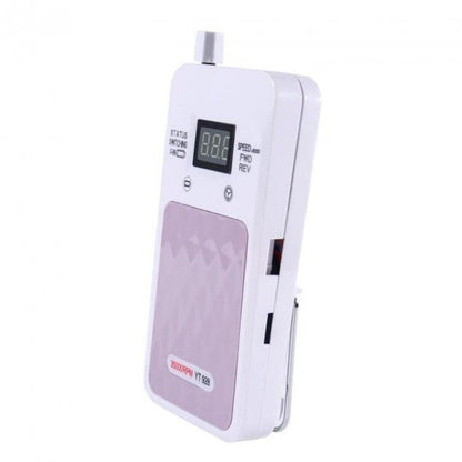 Портативный Фрезер для ногтей Nail Drill YT-928 аккумуляторный с индикатором заряда на 35 000 оборотов. Цвет: белый