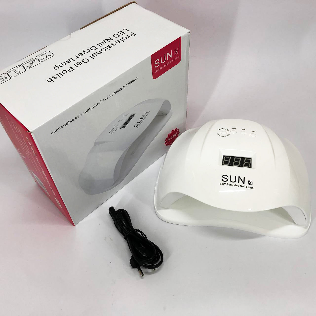 Профессиональная сушилка Sun X Beauty nail 54w FD 160A для ногтей, лампа для гель-лака, Лампа мастера маникюра