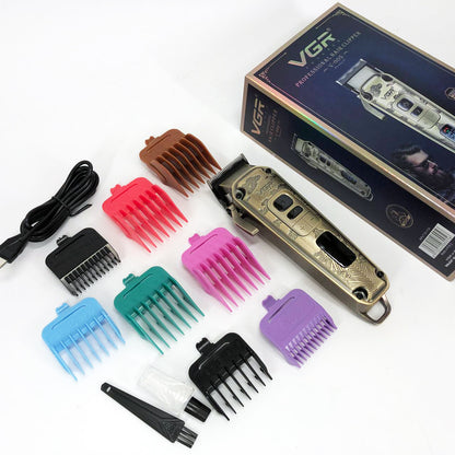 Машинка для стрижки волос триммер для бороды VGR V-005, Окантовочная машинка, Подстригательная машинка