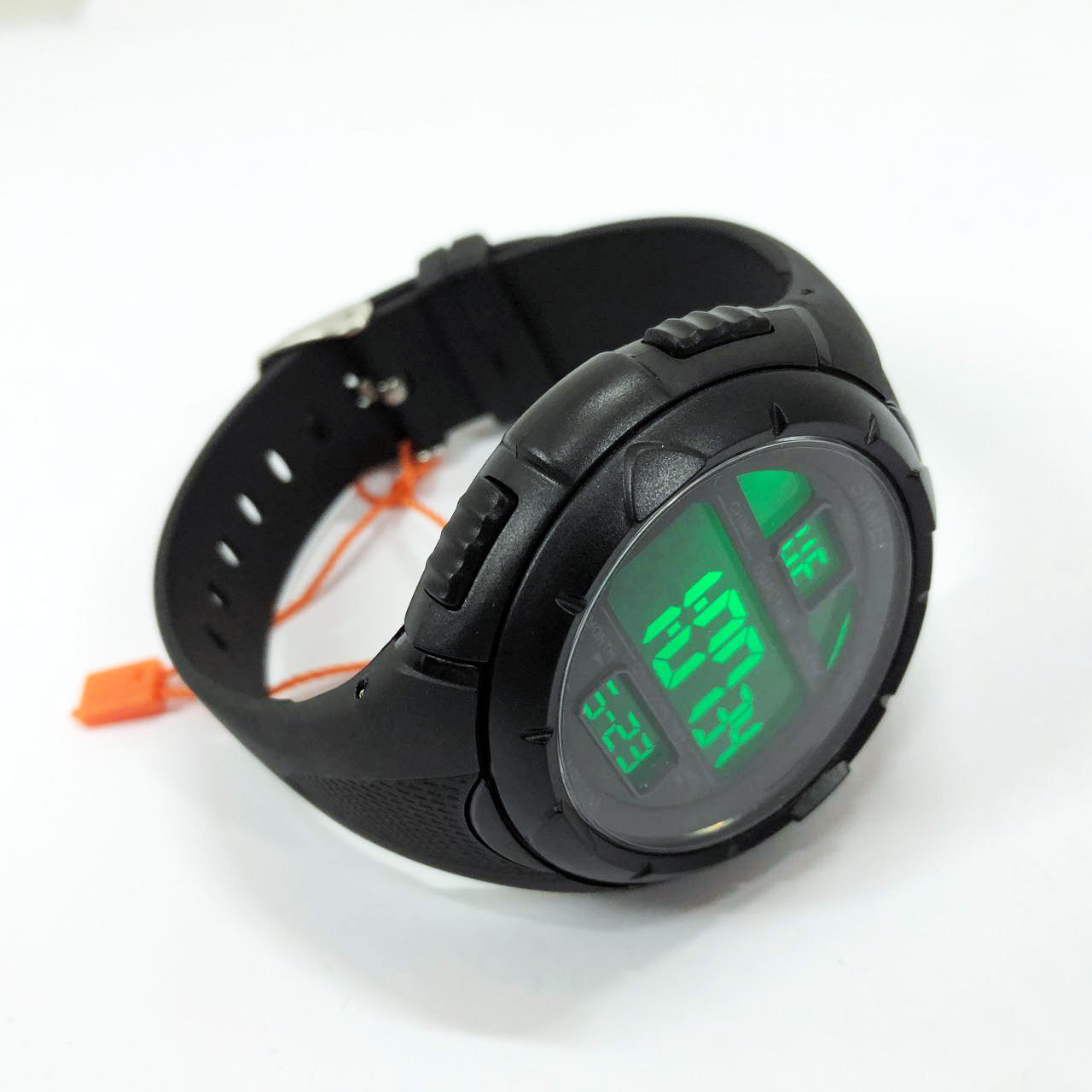 Часы наручные мужские SKMEI 1656BK BLACK, водостойкие тактические часы. Цвет: черный