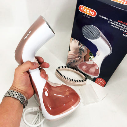 Отпариватель MAGIO MG-332, Бытовой ручной пароочиститель, Компактный отпариватель