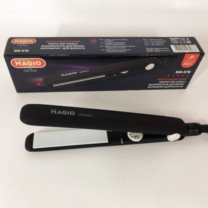 Щипцы выпрямитель для волос 45Вт керамика , регулировка t. MAGIO МG-578, Стайлер для укладки