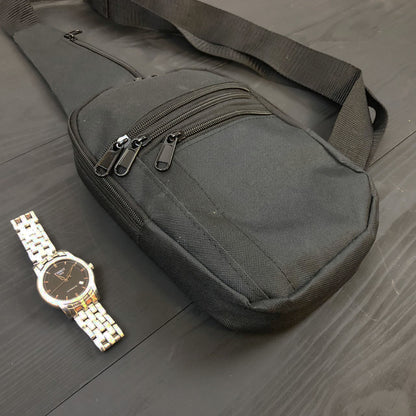 Качественная тактическая сумка с кобурой, мужская сумка черная из кордури мессенджер, Тактический мессенджер