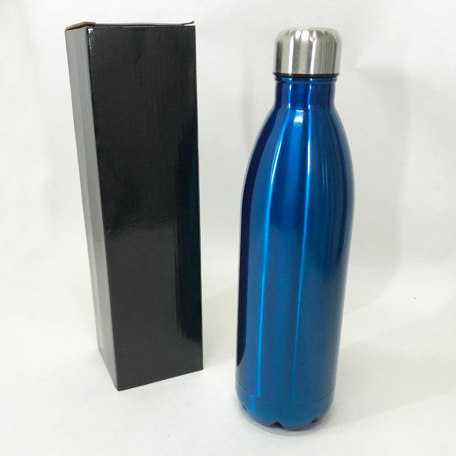 Термос UNIQUE UN-1024 1 л, Хороший небольшой термос, Качественный термос для дома. Цвет: синий