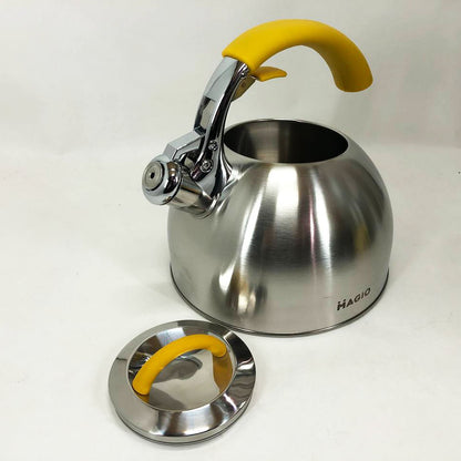 Чайник Magio MG-1191 2.5 Л со свистком, красивый чайник для газовой плиты, чайник на плиту, чайник газовый