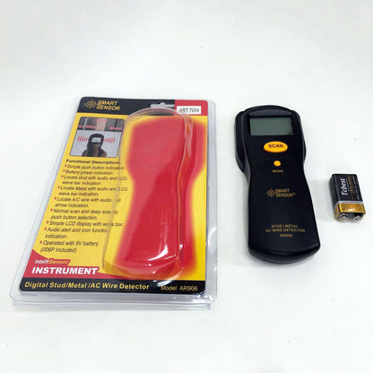 Искатель скрытой проводки и металла AR 906, детектор, индикатор, искатель, сканер