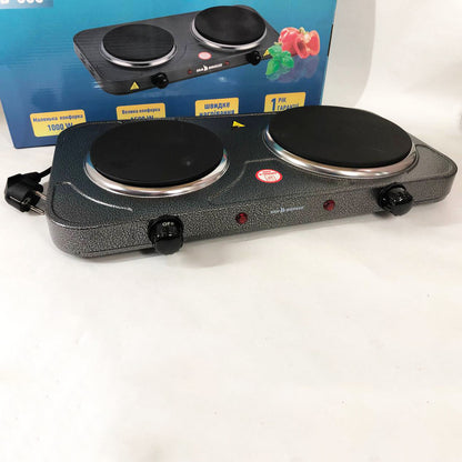 Настольная плита электрическая Sea Breeze SB-065 2500 Вт Электроплита двойная, двухконфорочная настольная