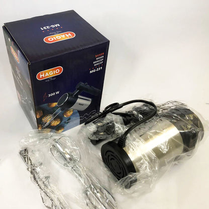 Миксер ручной MAGIO МG-231 300 Вт, миксер для взбивания, ручной миксер для кухни, миксер для кухни