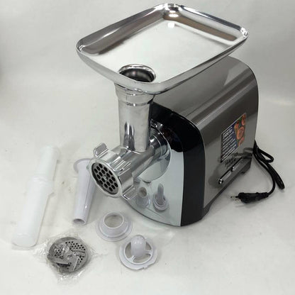 Мясорубка Magio MG-269, 2400 W, мясорубка электрическая металл, мясорубка с металлическим редуктором