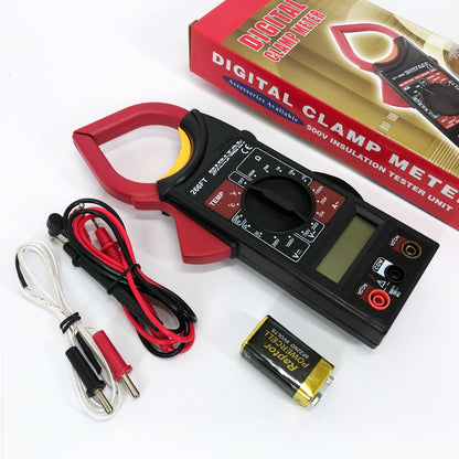 Цифровой мультиметр-тестер DT 266 FT Токоизмерительные клещи, Тестер профессиональный мультиметр для дома
