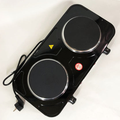 Настольная плита электрическая Sea Breeze SB-064 2000 Вт, переносная настольная электроплита. Цвет: черный