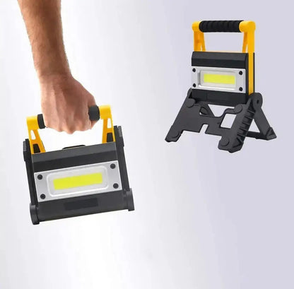 Фонарь-прожектор аккумуляторный BL MS 8006 7858 ручной, аккумуляторный кемпинговый фонарь, лампа