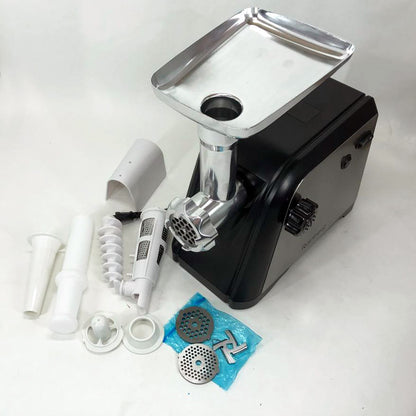 Мясорубка Rainberg RB-672 3000W электрическая с реверсом и соковыжималкой, мясорубка электрическая металл