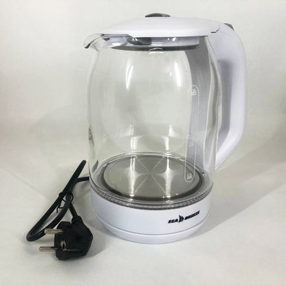 Электрочайник SeaBreeze SB-015 1.8 л, чайники с подсветкой, электронный чайник тихий электрический чайник