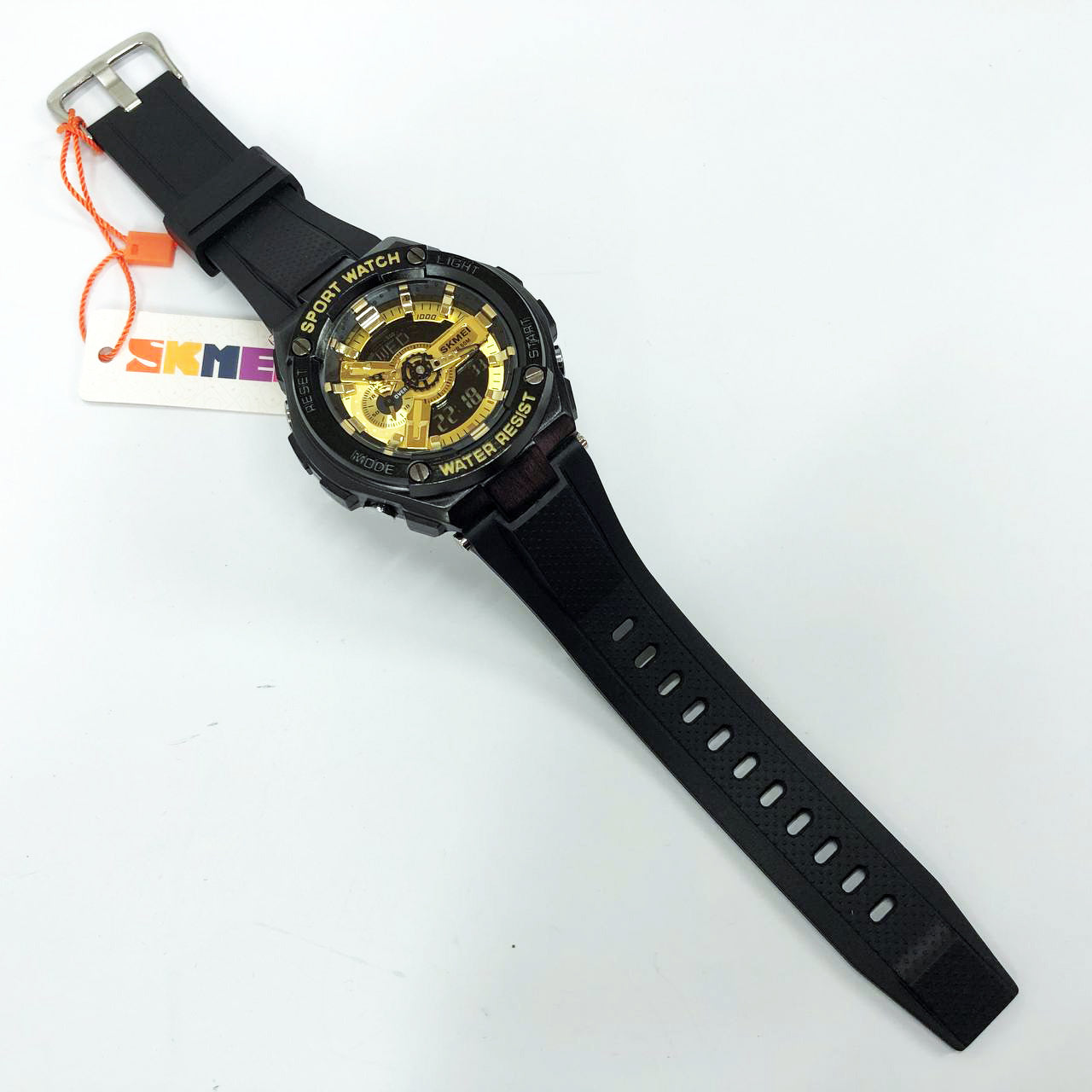 Часы наручные мужские SKMEI 2101BKGD, армейские часы противоударные, оригинальные мужские часы спортивные