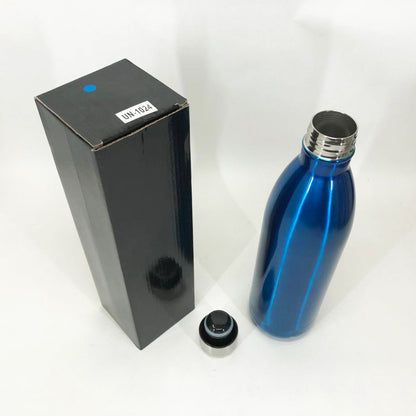 Термос UNIQUE UN-1024 1 л, Хороший небольшой термос, Качественный термос для дома. Цвет: синий