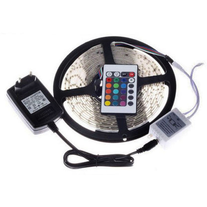 Светодиодная лента SMD 5050 RGB LED 2 м IP65 с пультом и блоком питания USB, 2м, Лента светодиодная 5050