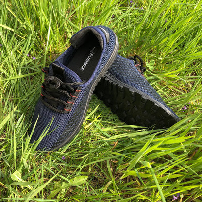 Спортивные кроссовки мужские летние 40 размер. Летние кроссовки сетка сеточка мужские. Модель 32591. Цвет: синий