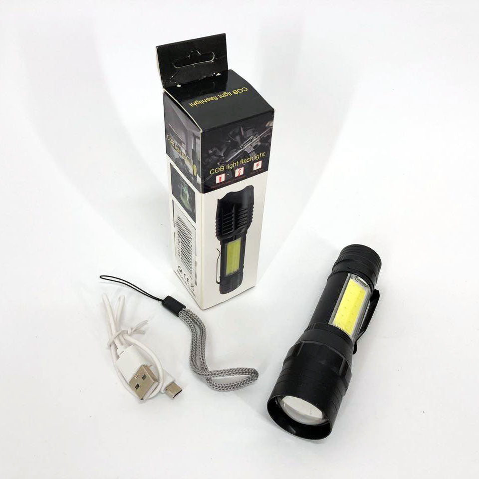 Фонарь карманный с металлическим корпусом Police Bailong BL-T6-19, мощный аккумуляторный лед фонарик