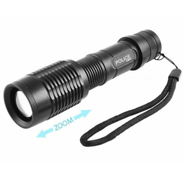 Аккумуляторный тактический фонарь Police BL-1861-T6, фонарик тактический ручной для охоты