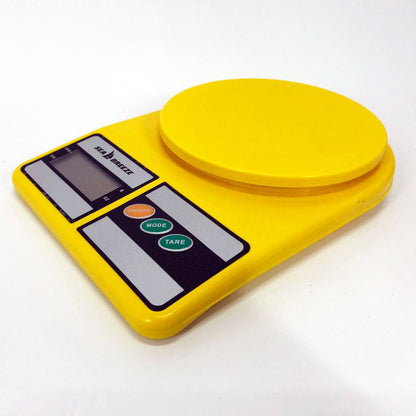 Весы кухонные SeaBreeze SB-071, Электрические кухонные весы, Точные кухонные весы. Цвет: желтый