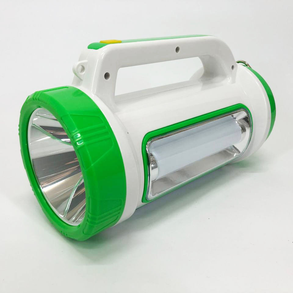 Фонарь переносной кемпинг 6088-LED+COB с функцией PowerBank, кемпинговый светильник. Цвет: зеленый