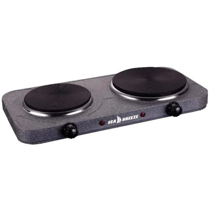 Настольная плита электрическая Sea Breeze SB-065 2500 Вт Электроплита двойная, двухконфорочная настольная