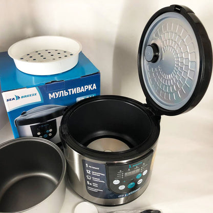 Мультиварка SeaBreeze SB-044 900 Вт, бытовые мультиварки рисоварки, электро скороварка, кашеваркы