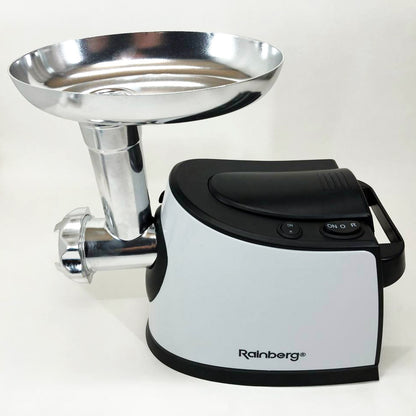 Электромясорубка с соковыжималкой Rainberg RB-674 3000W, электромясорубка для шинковки, мощная мясорубка