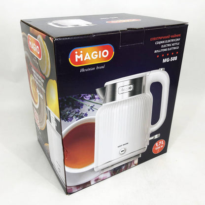 Электрочайник Magio MG-508, Хороший электрический чайник, Чайник електро, Стильный электрический чайник