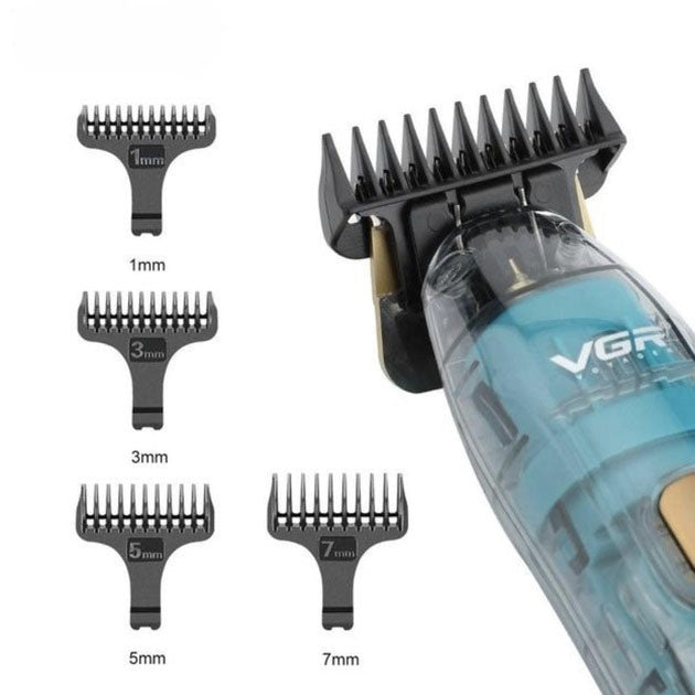 Беспроводная мужская электрическая машинка для стрижки VGR V-961, Триммер аккумуляторный для волос и бороды