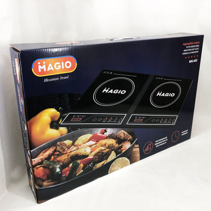 Настольная плита электрическая MAGIO MG-443, Мощная настольная электроплита, Електро плита инфракрасная
