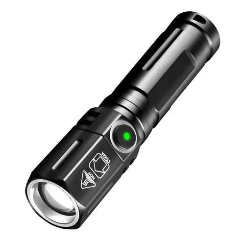 Фонарь ручной аккумуляторный PLD-535-2 с ремешком, Фонарик светодиодный для туриста, Сильный фонарик