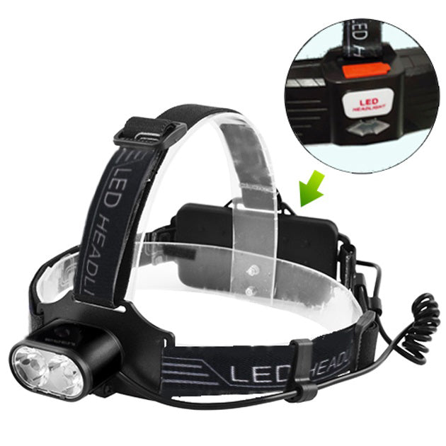 Фонарь налобный аккумуляторный Police 2128-2T6, Портативный светодиодный налобный фонарь