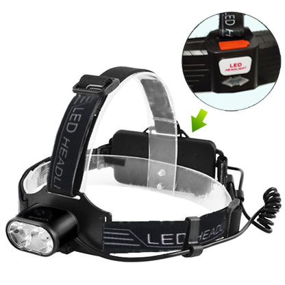 Фонарь налобный аккумуляторный Police 2128-2T6, Портативный светодиодный налобный фонарь