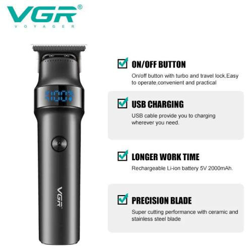 Машинка для стрижки волос VGR V-987, Машинка для стрижки волос беспроводная, Vgr машинка для стрижки