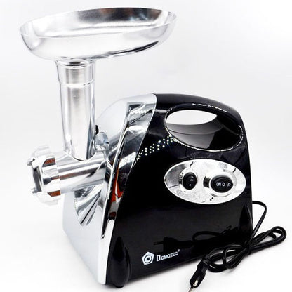 Мясорубка электрическая с соковыжималкой Domotec MS-2019 2400W. Цвет: черный