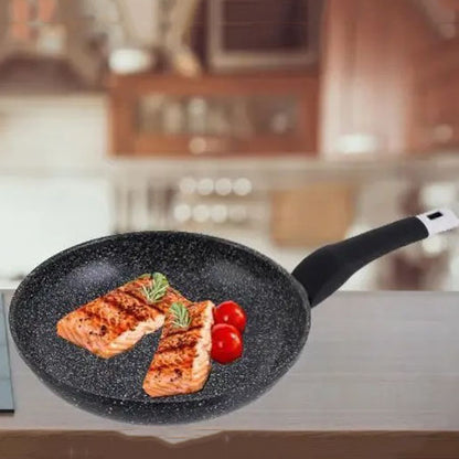 Сковорода UNIQUE UN-5134 22 см. без крышки, устойчивая к царапинам и сколам сковорода, с антипригарным покрытием