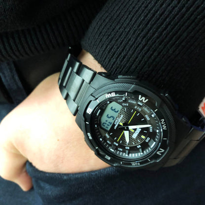 Часы наручные мужские SKMEI 1370BKWT, часы для военнослужащих, фирменные спортивные часы