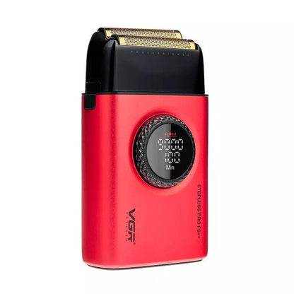 Электробритва VGR V-377 RED шейвер, Электрическая аккумуляторная бритва для бритья, шейвер мужской