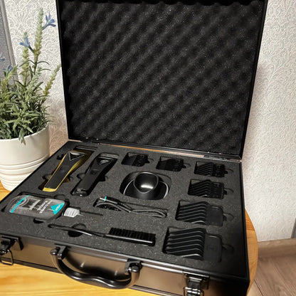 Машинка для стрижки VGR V-015 аккумуляторная беспроводная профессиональная 6 насадок