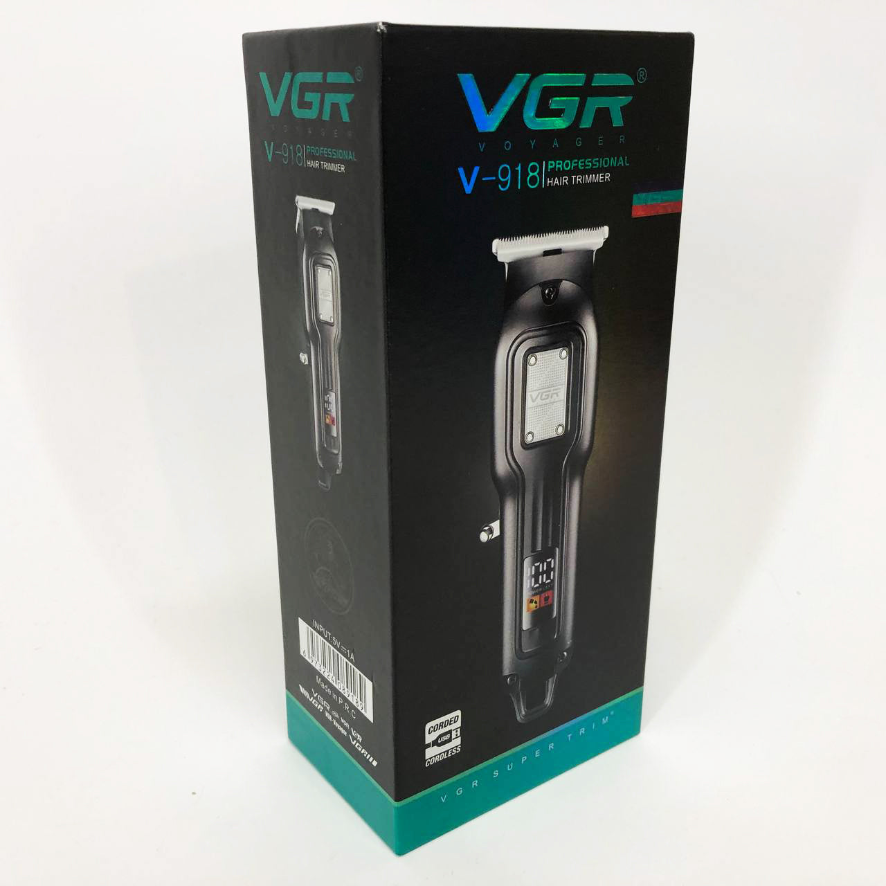 Машинка для стрижки волос VGR V-918, Беспроводная электробритва, Машинка для стрижки волос домашняя