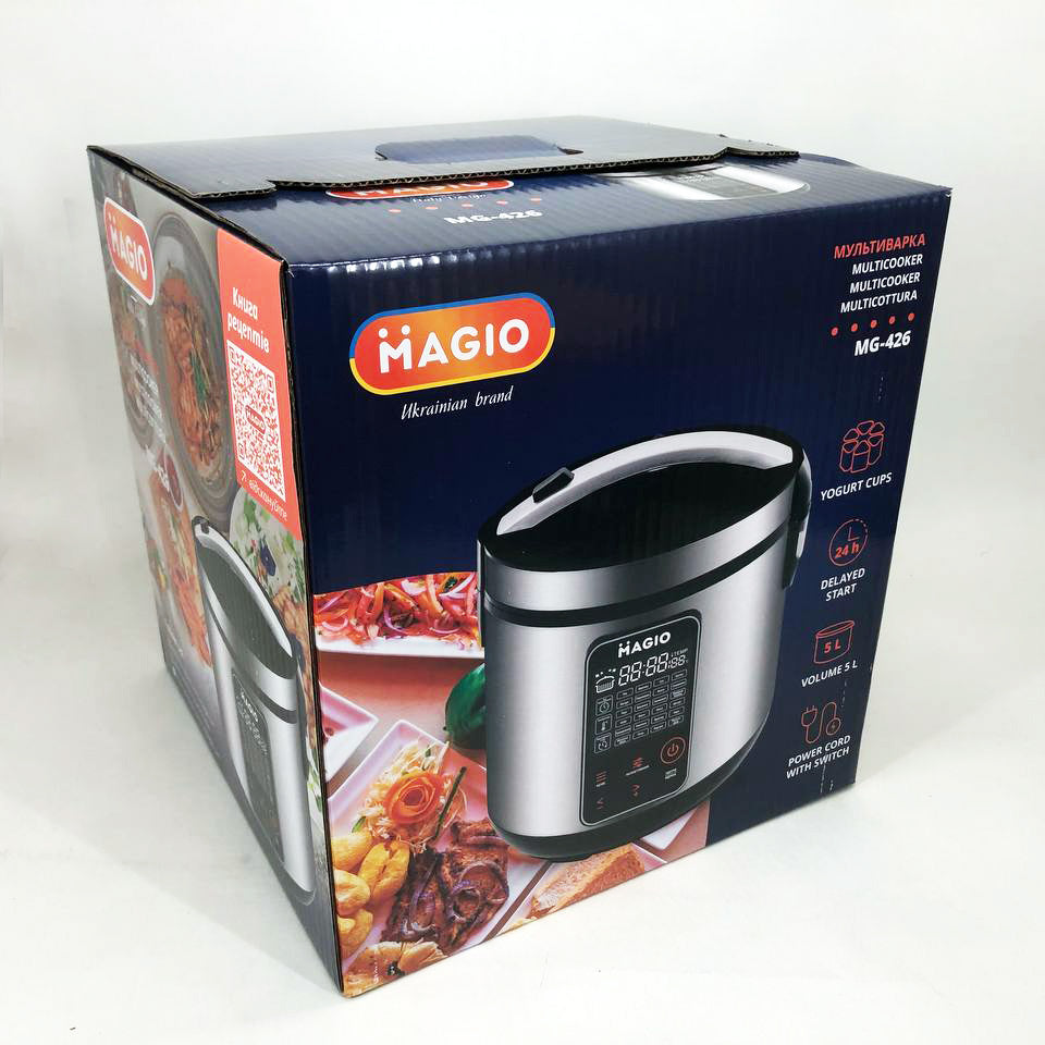 Мультиварка MAGIO MG-426, многофункциональная мультиварка, качественная мультиварка