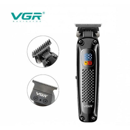 Машинка для стрижки волос триммер VGR V-972 профессиональная с насадками аккумуляторная USB