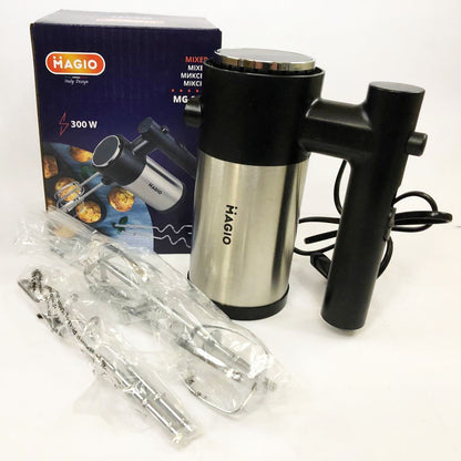 Миксер ручной MAGIO МG-231 300 Вт, миксер для взбивания, ручной миксер для кухни, миксер для кухни