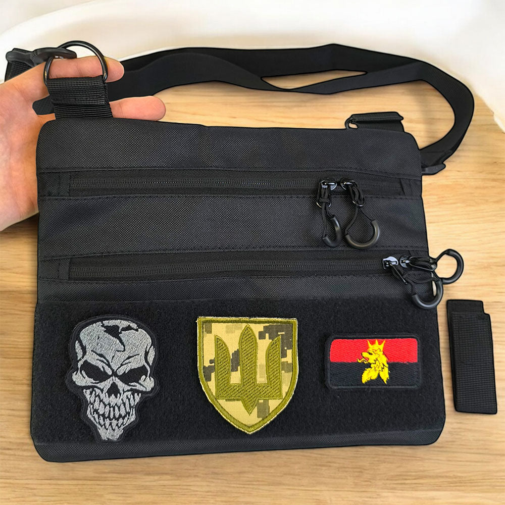 Тактический рюкзак через плечо, Нагрудная сумка мужская тактическая тканевая, Нагрудная сумка кобура