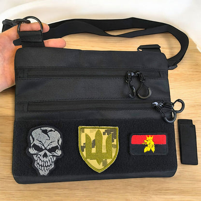 Тактический рюкзак через плечо, Нагрудная сумка мужская тактическая тканевая, Нагрудная сумка кобура