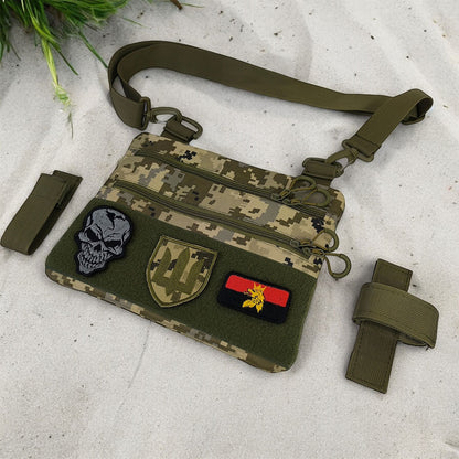 Сумка-кобура піксель камуфляж, тактична чоловіча сумка з тканини кордури AOR-1