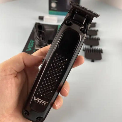 Машинка для стрижки волос триммер VGR V-972 профессиональная с насадками аккумуляторная USB